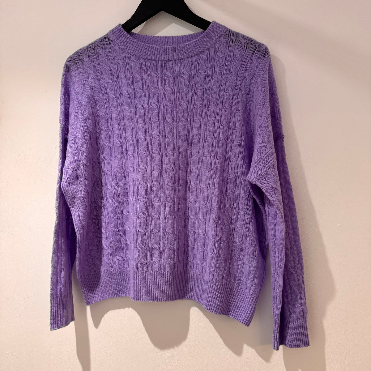 Estheme Cashmere Sweater Deep Lilac Size Small