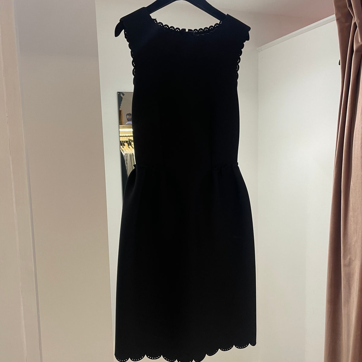 Lanvin scallop dress Black 40