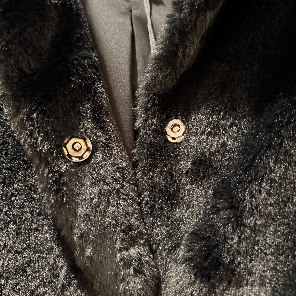 Amazing faux fur coat Black O/S