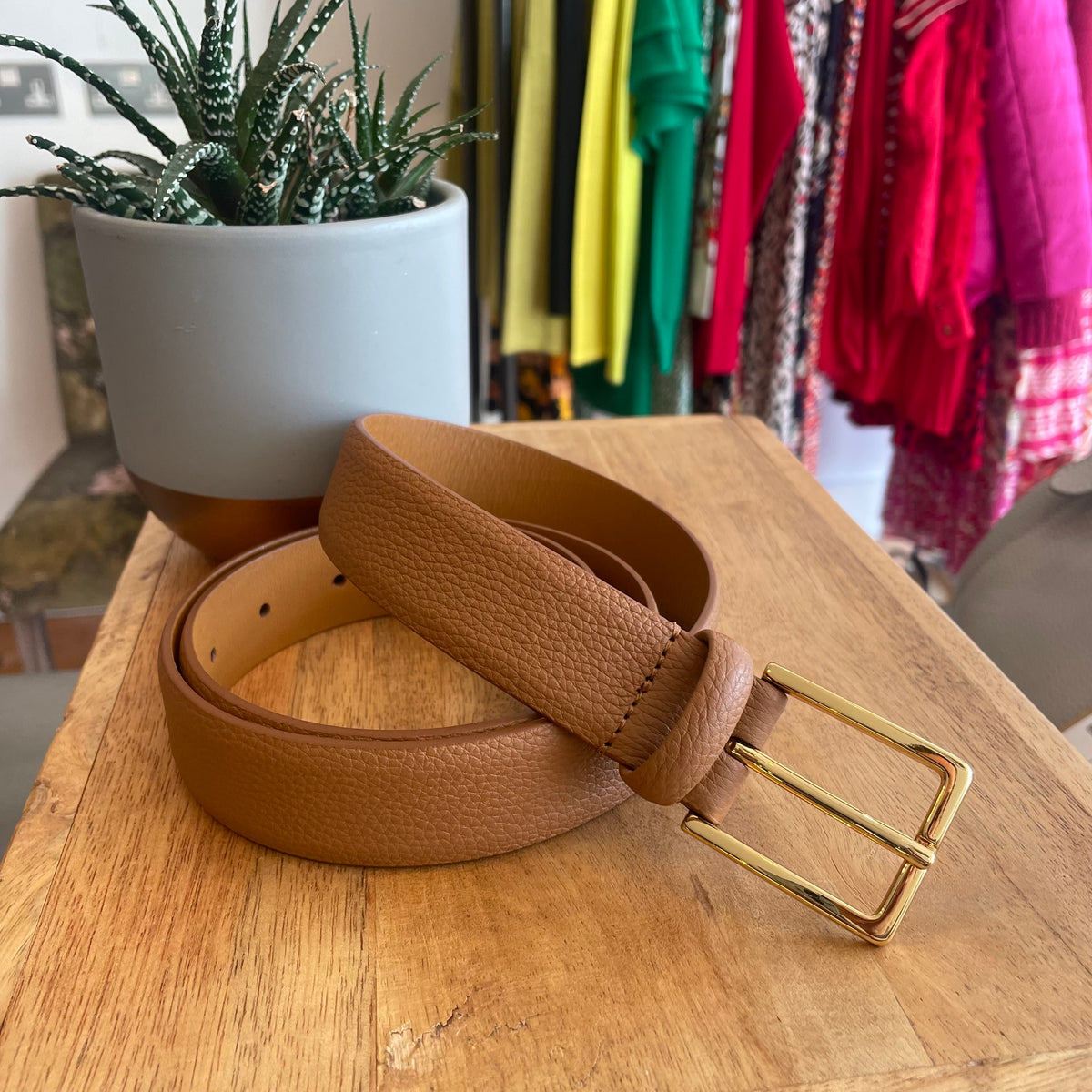 Anderson leather belt Tan