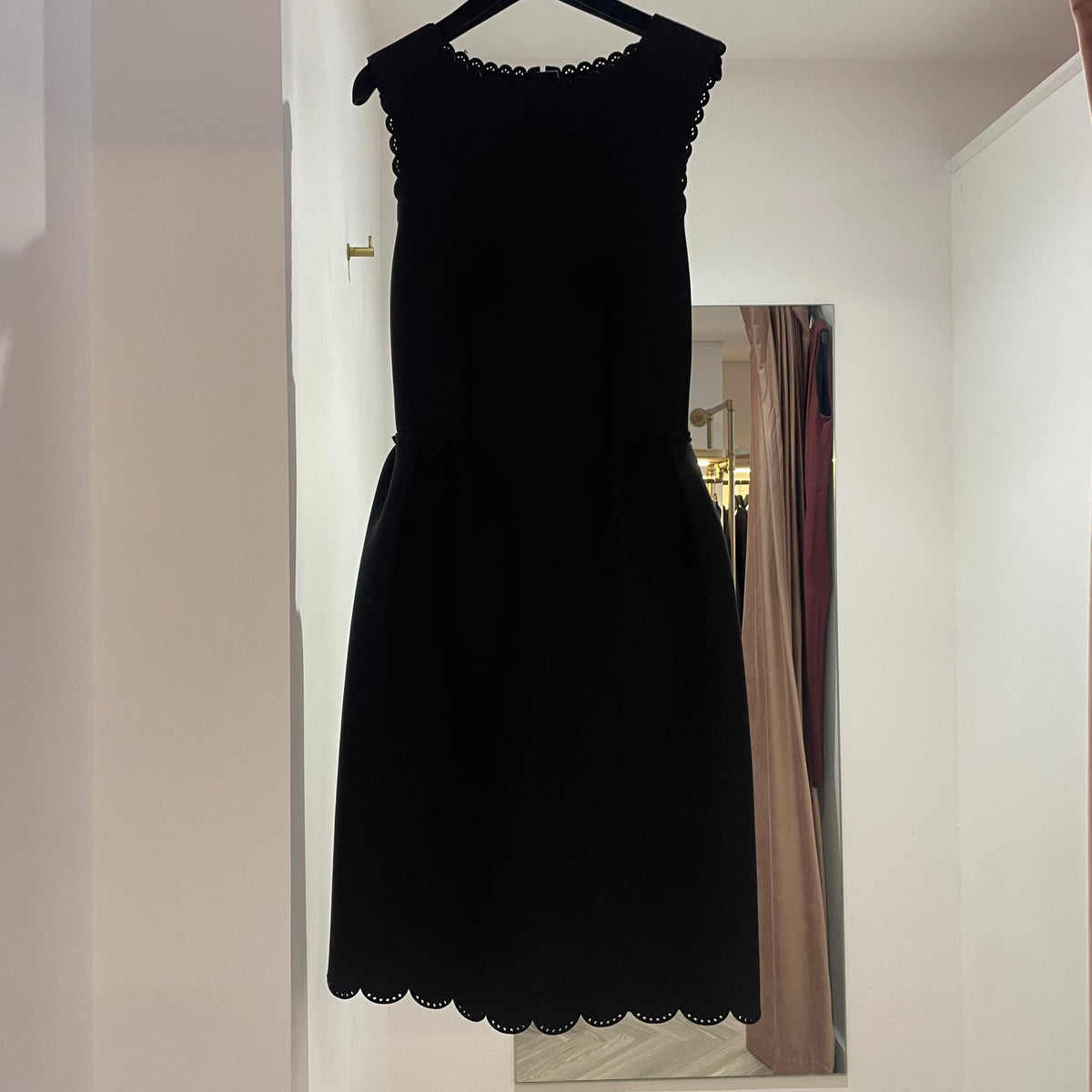 Lanvin scallop dress Black 40