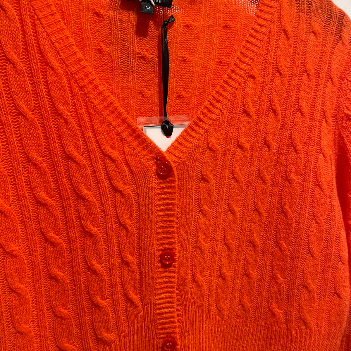 Estheme Cashmere cardigan Orange Size Medium