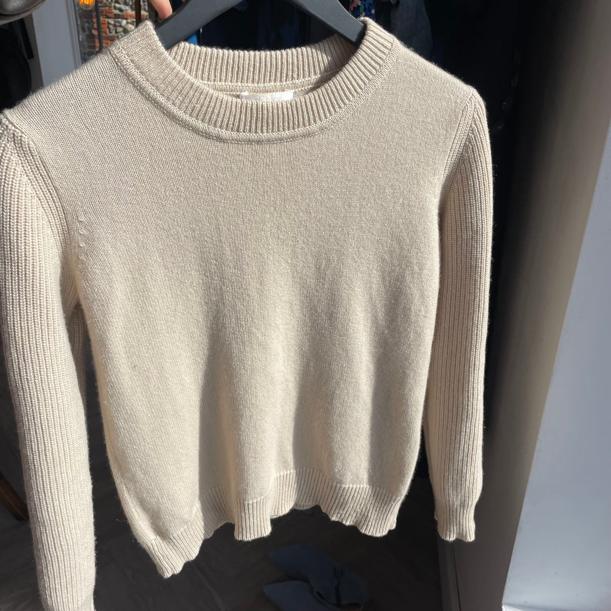Chloe cashmere jumper Sand Size Small