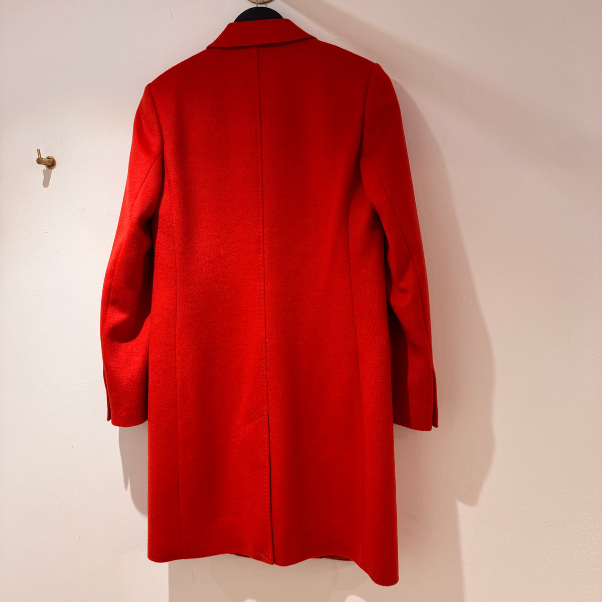 Jigsaw wool car coat Chilli Red Size 10