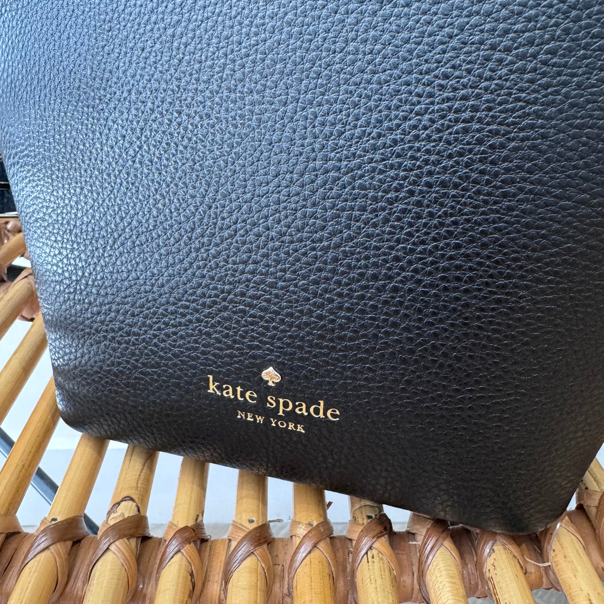 Kate Spade Black Pearl Vanessa bucket bag Black O/S