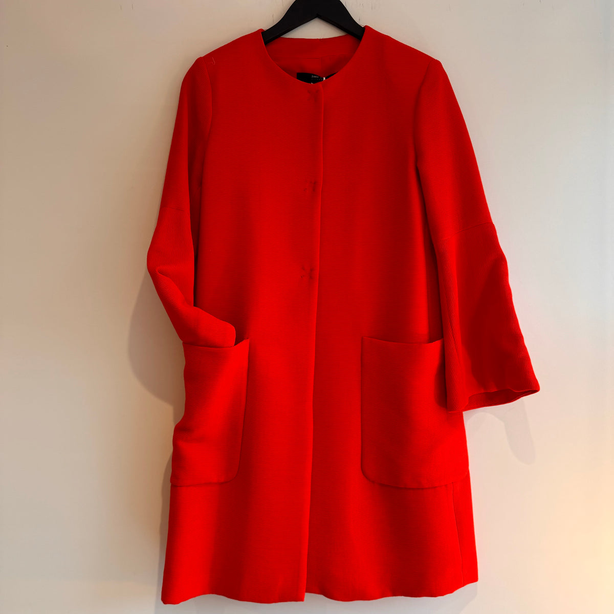 Zara Occasion Dress Coat Red Size Small