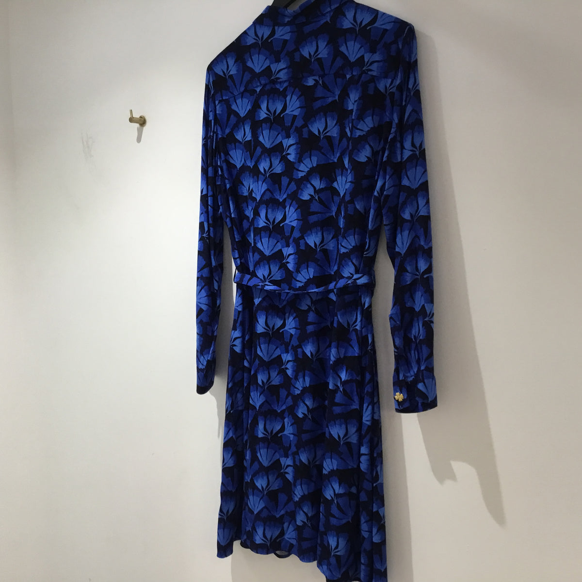 Fabienne Chapot print shirt Dress Blue Size 40