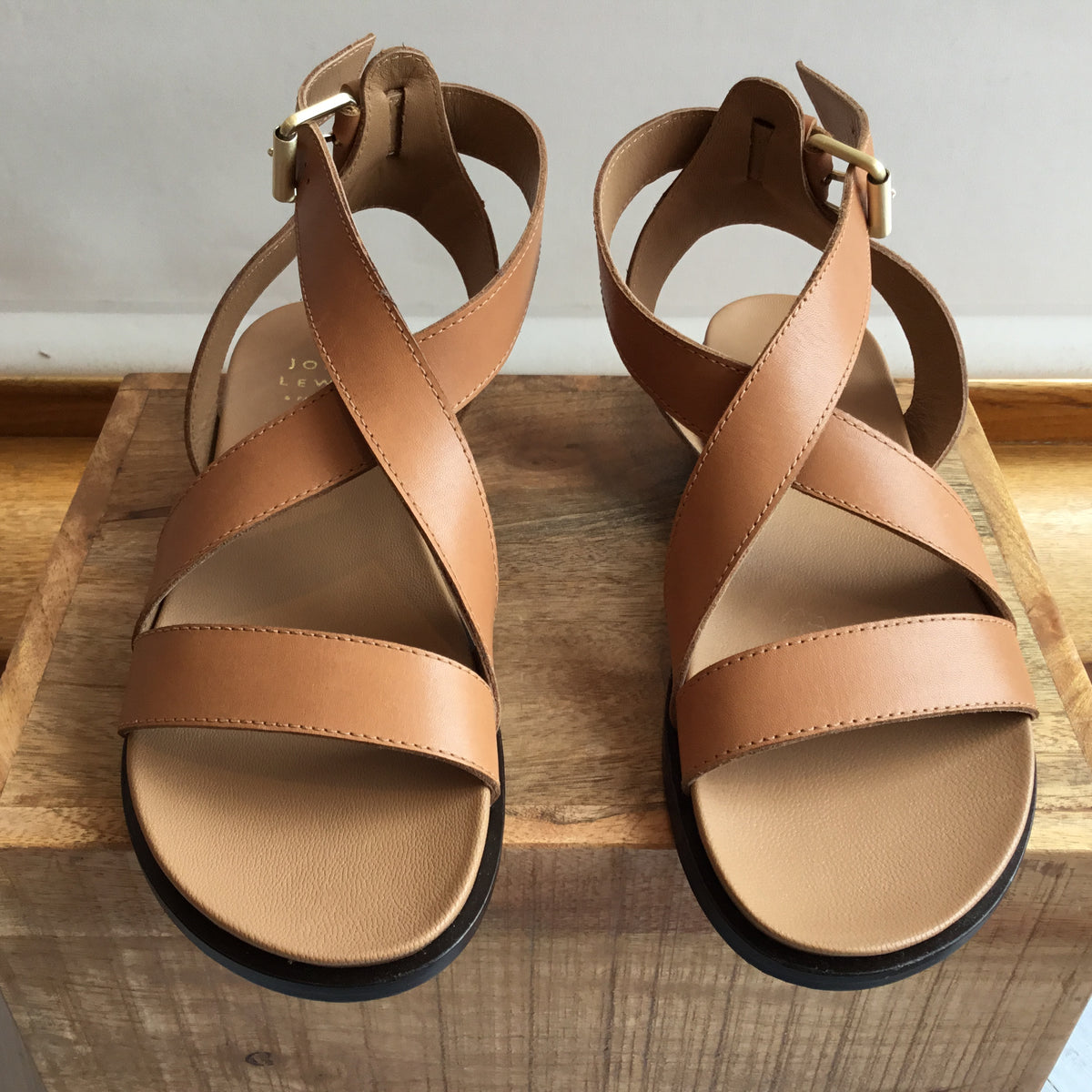 John Lewis leather sandal Tan Size 5