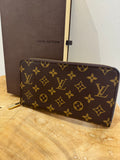 Louis Vuitton Zippy Monogram Brown Organiser One Size