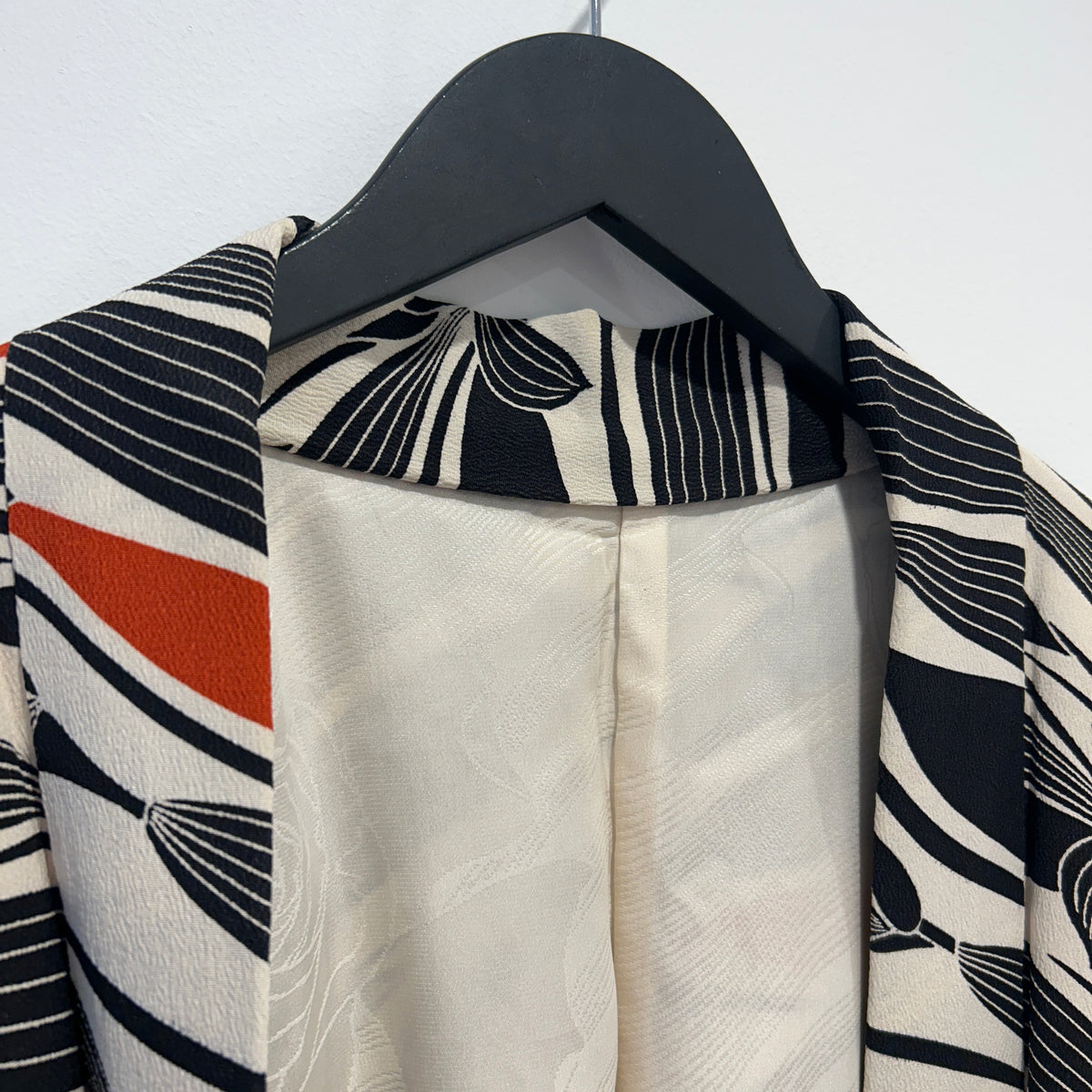 Unbranded kimono jacket Black/Rust/Ivory Size OS