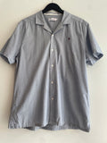 Farah 1920 Micro stripe SS Shirt Blue/White Size Large