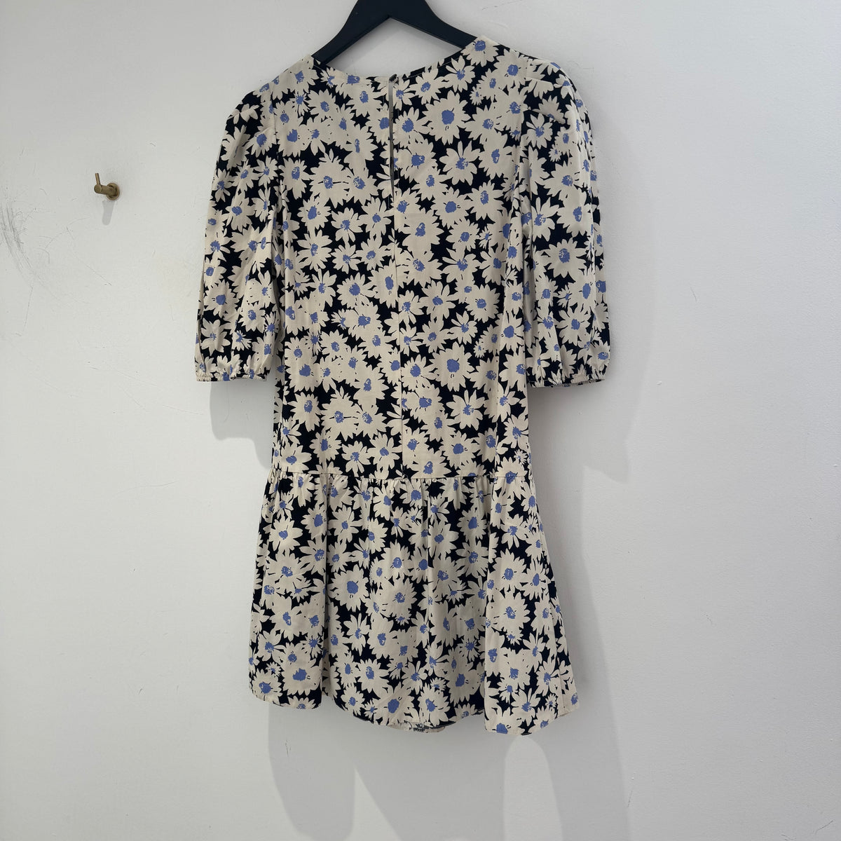 Nobody's Child daisy dress Cream/black/blue Size 12