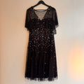 Phase Eight Collection 8 Occasion Molly Sequin Black/Multi Size 18