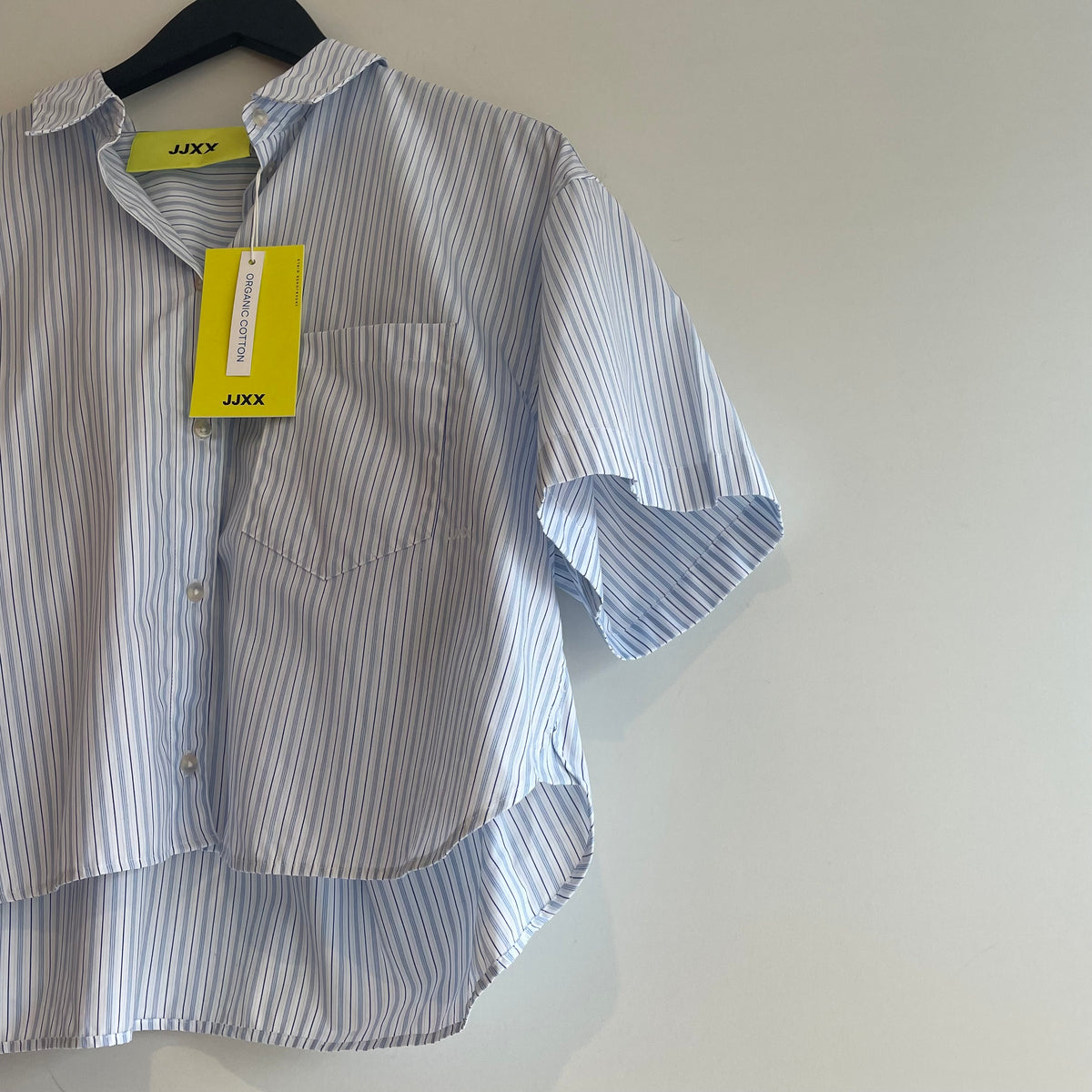 JJXX stripe crop shirt White/Blues Medium