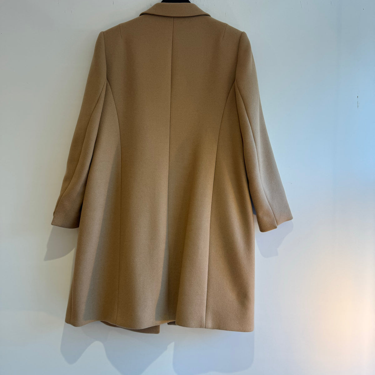 Reiss wool blend coat camel Size 14p