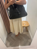 Nicole Farhi Leather Trapeze bag Black  O/S