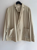 Folk linen mix blazer Oatmeal Size 4
