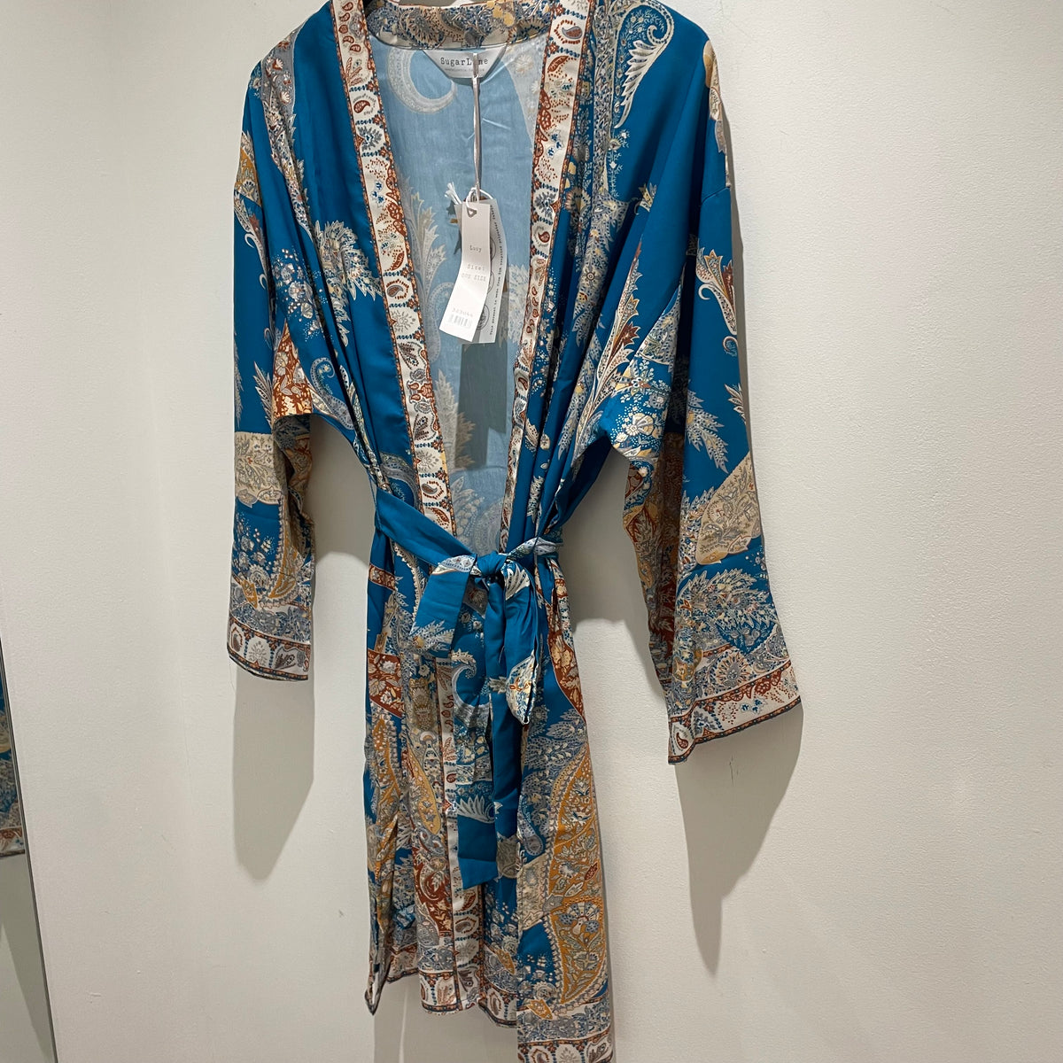 Sugarlane kimono dressing gown Blues Size o/s