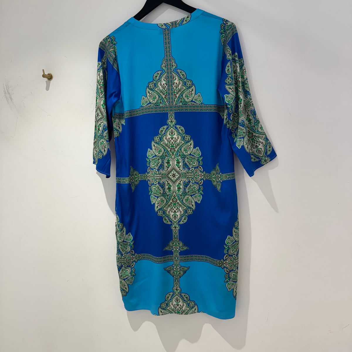 Charlotte Sparre Tunic paisley Bright blues/Green XS