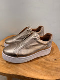 Moda In Pelle Preowned Aneeba flatform pump Gold Size 41