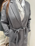 Joseph Wool Blend Coat Grey Size UK 8 - EUR 36