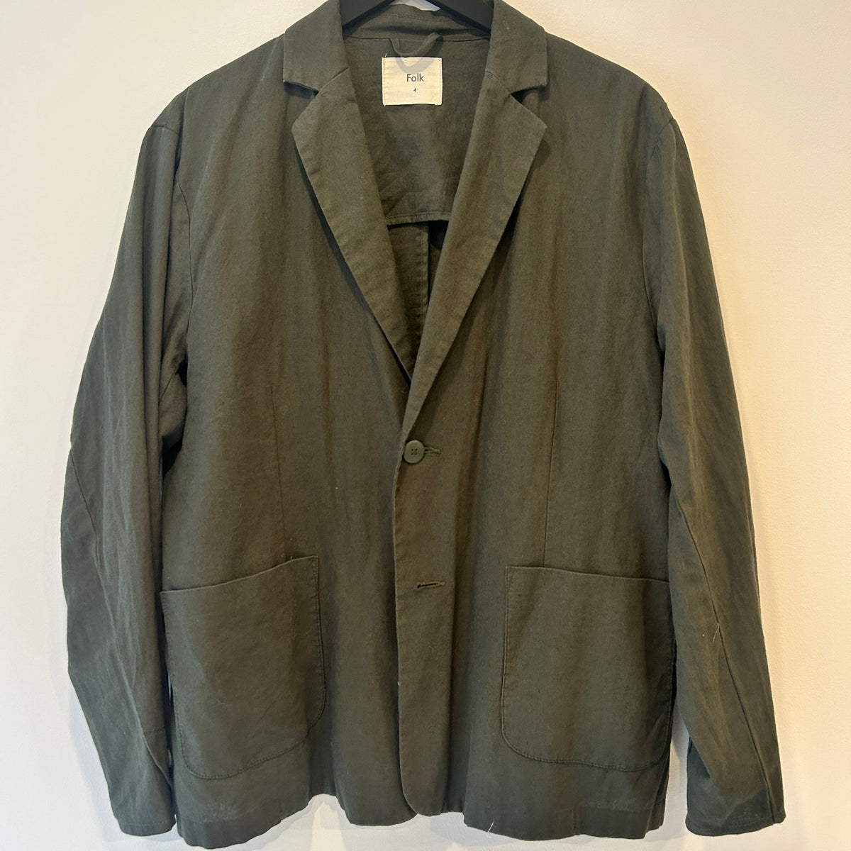 Folk Blazer Green Size 4