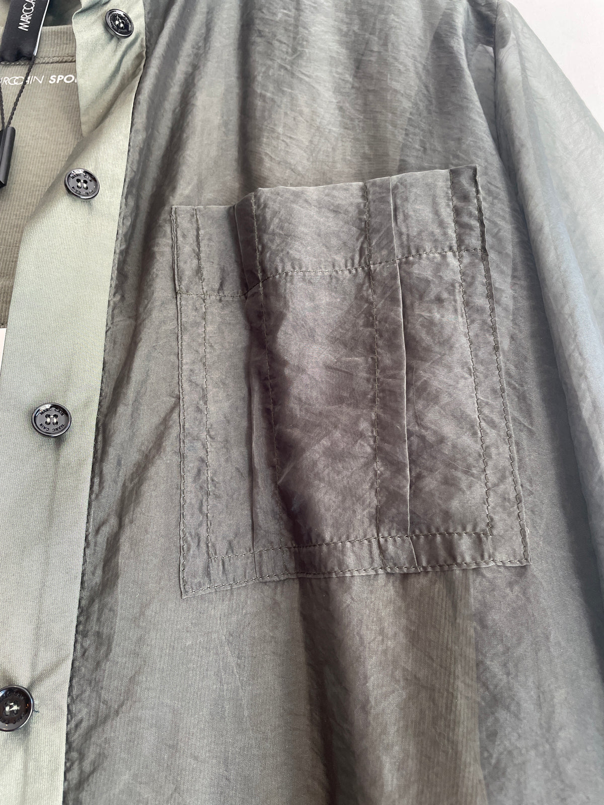 Marc Cain Sports Dress/Sheer coat Khaki Size 14