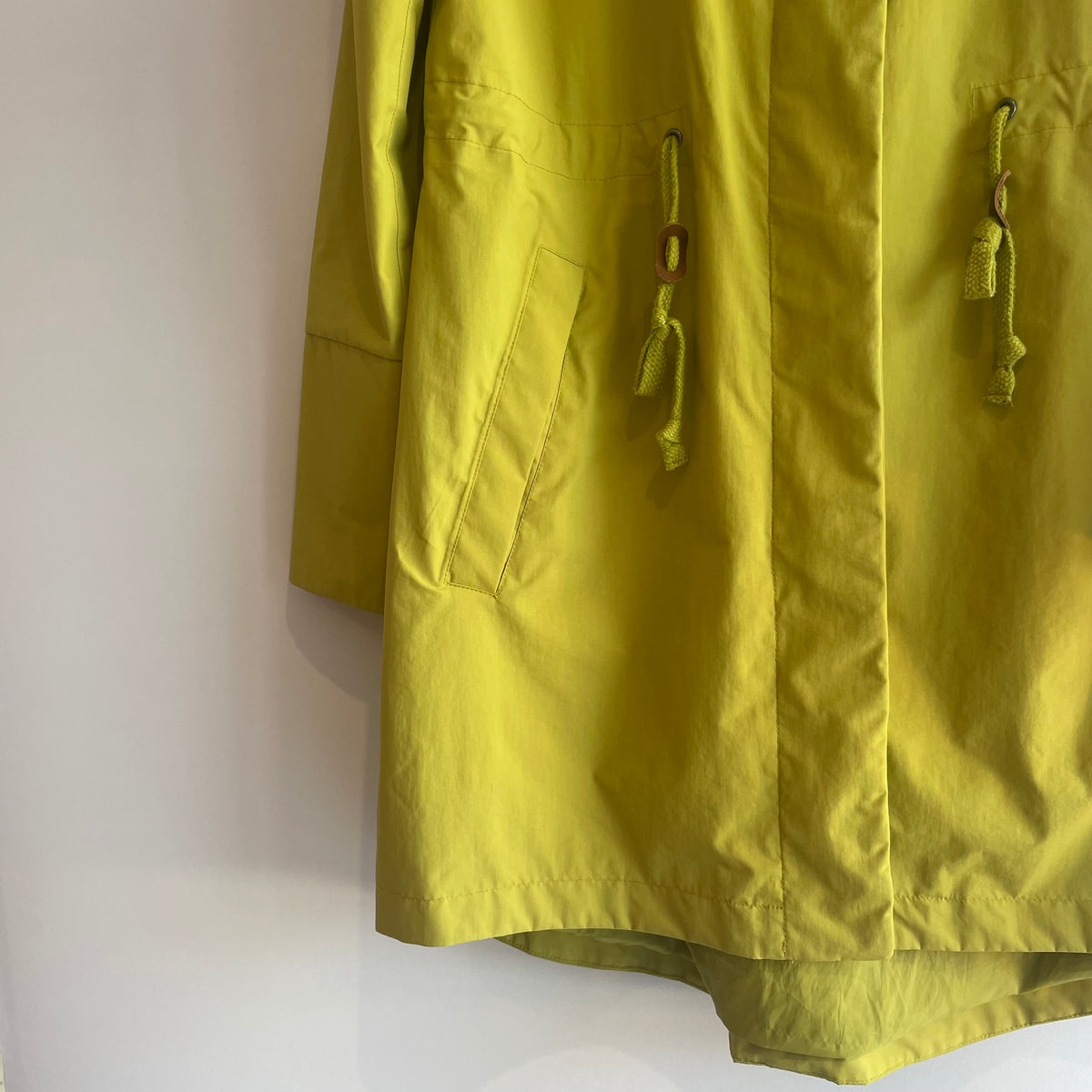 Seasalt Cornwall rain coat 'The Porthchapel Mac' Moss Size 12