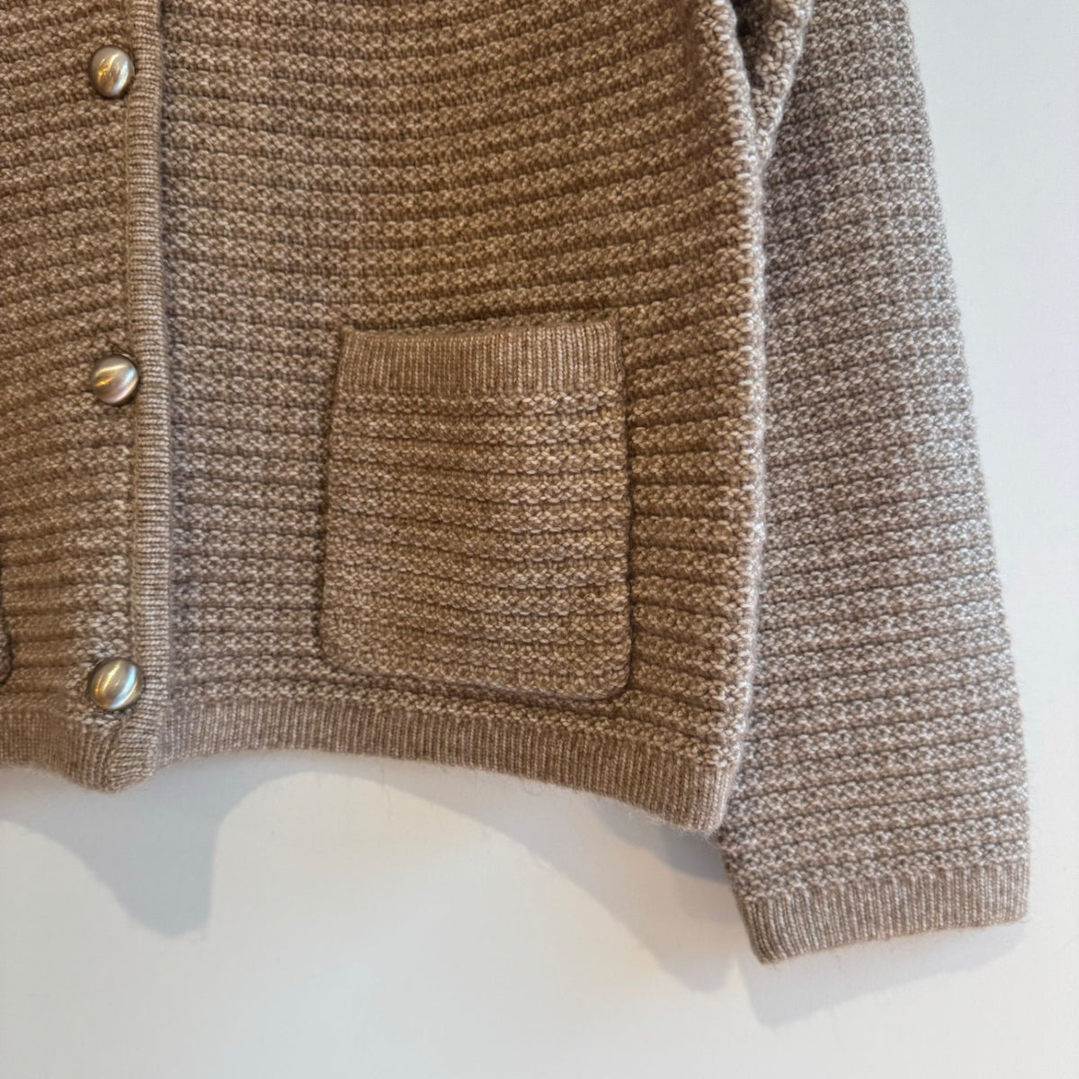 M&S textured cardigan Cappuccino