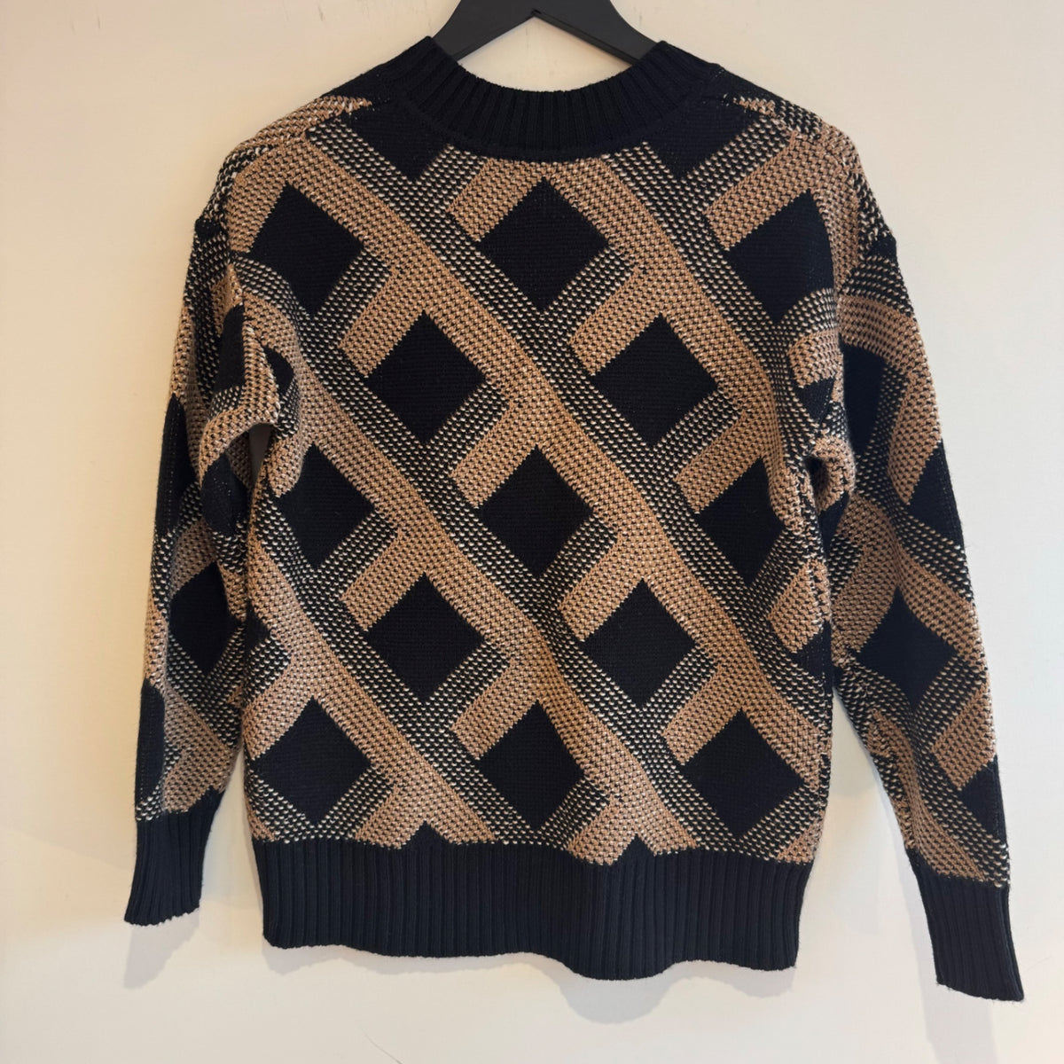 Jaeger Jumper Black/camel