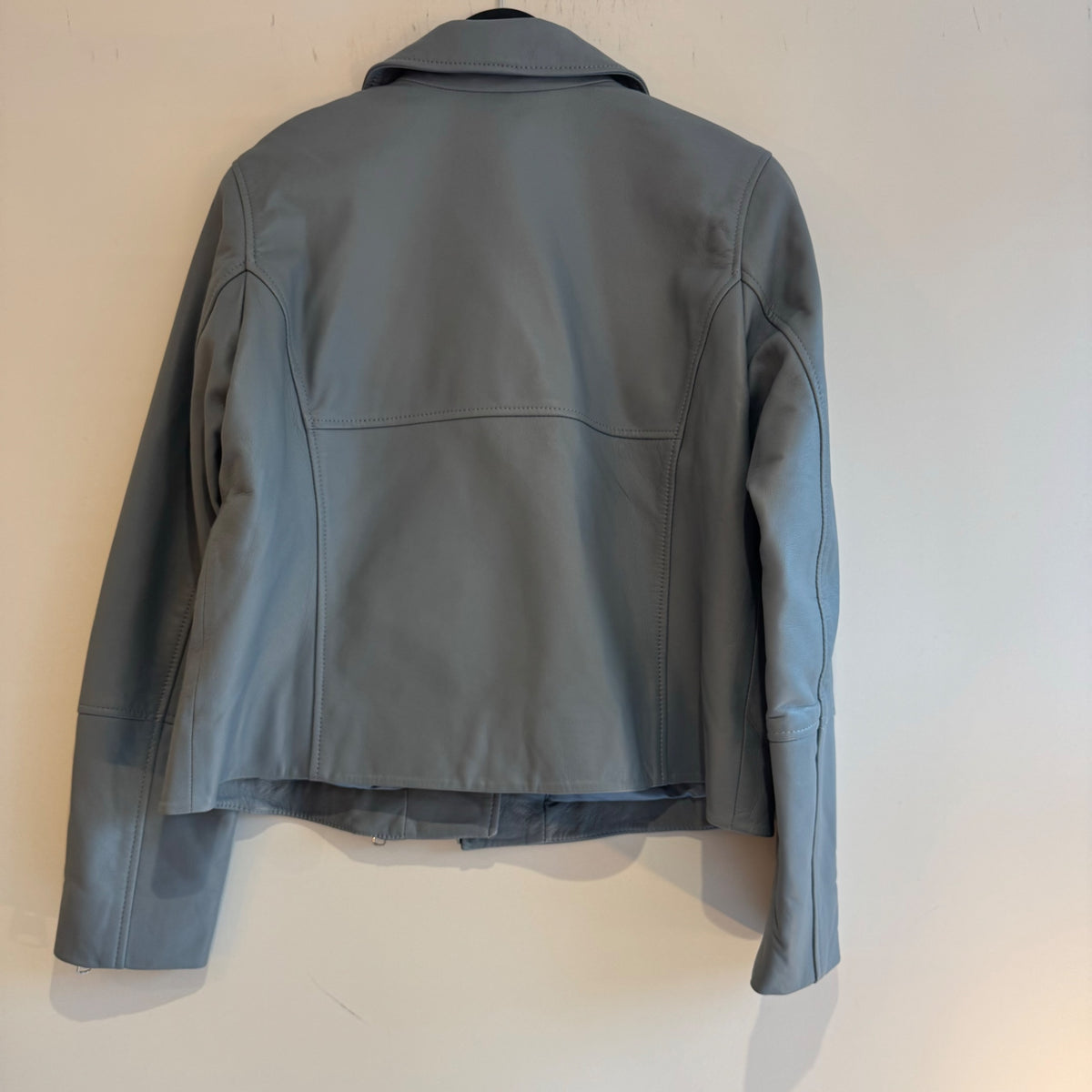 Sosander leather jacket Grey/blue