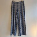 Madeleine wide leg trouser Blue/silver