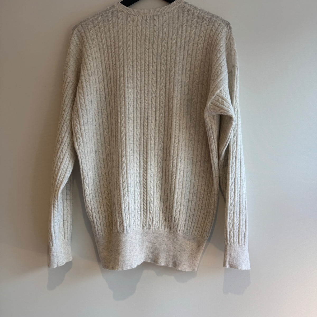 The Cashmere Centre cable cardigan Grey