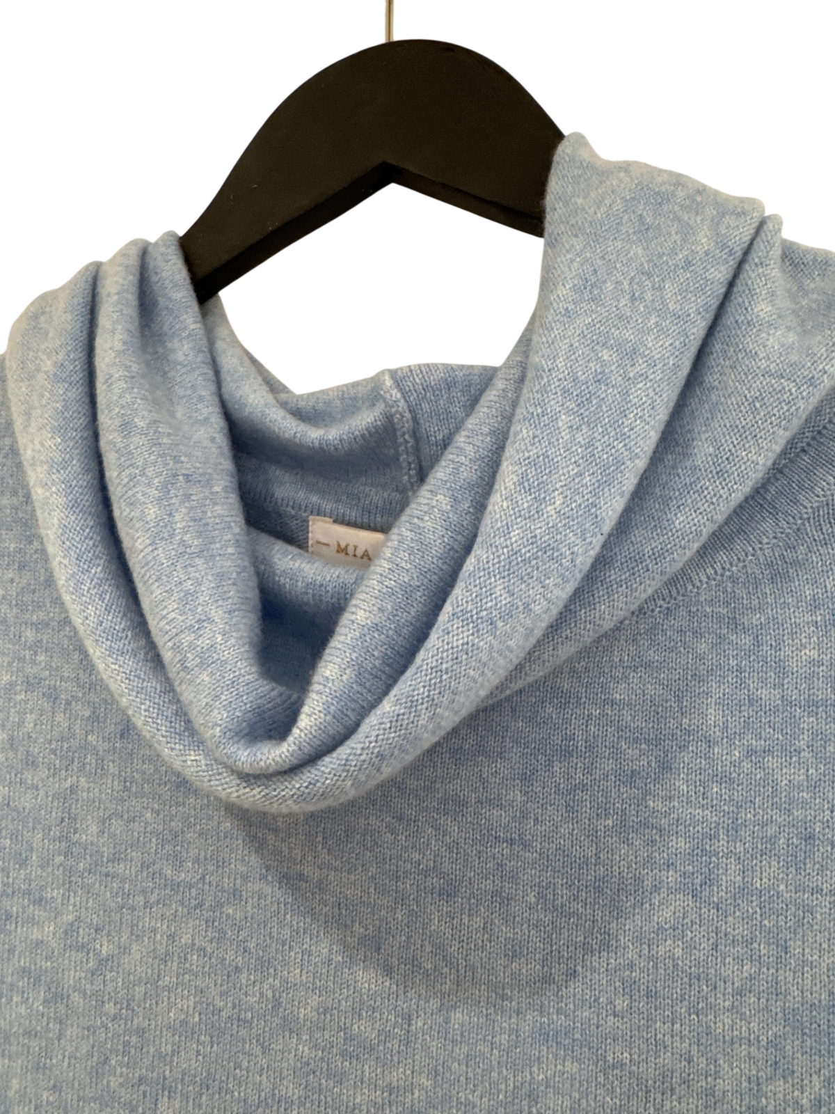 Mia Fratino roll neck cashmere Jumper Blue Size Small