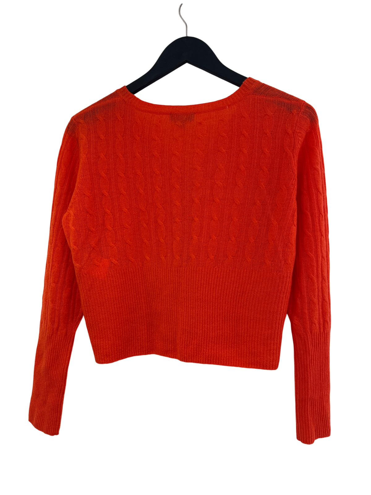 Estheme cropped cashmere cardigan Orange Size Small