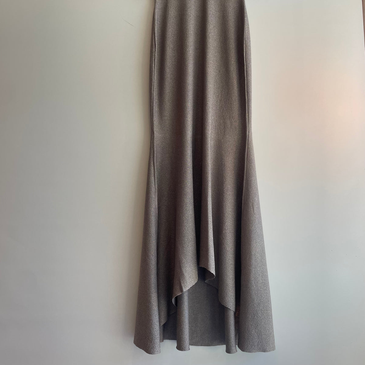 Karen Millen sparkle knit midaxi dress Pewter	Medium