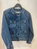 Boden Denim Jacket With Pocket Detail Blue Size 6