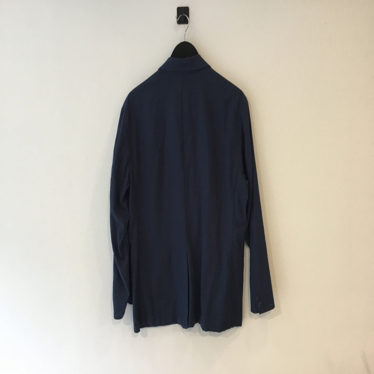 Folk linen blazer Navy Size Large