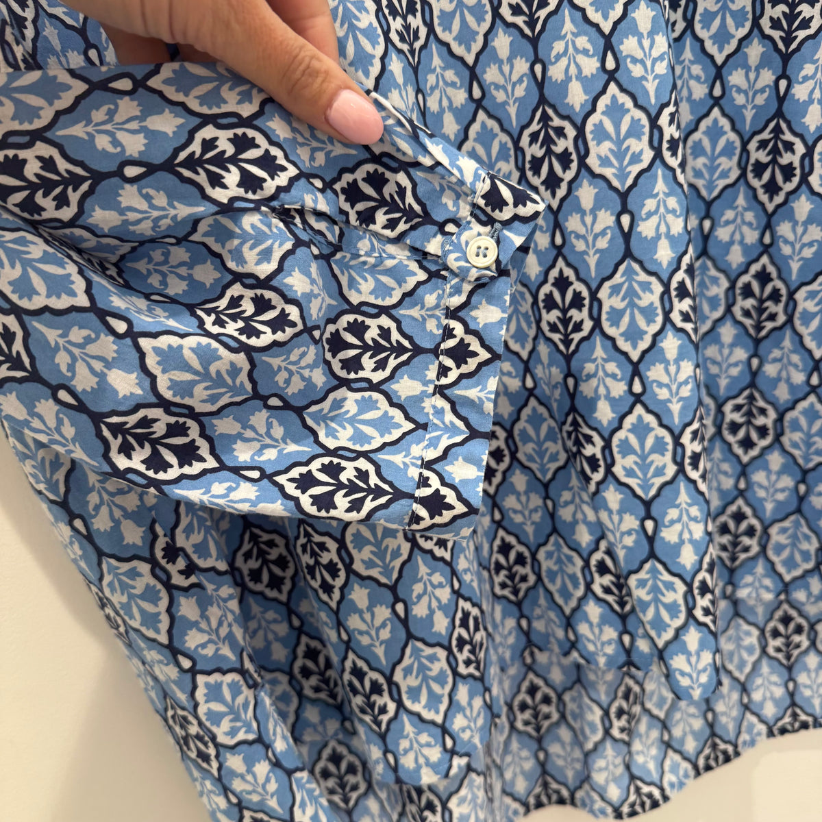 Emme Marella Tops Repeat print tunic Blue/Navy/White Size 16
