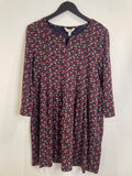 Seasalt Cornwall Organic Cotton Tunic Ditsy print Size 12