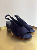 Hobbs Shoes Suede Slingback Midnight