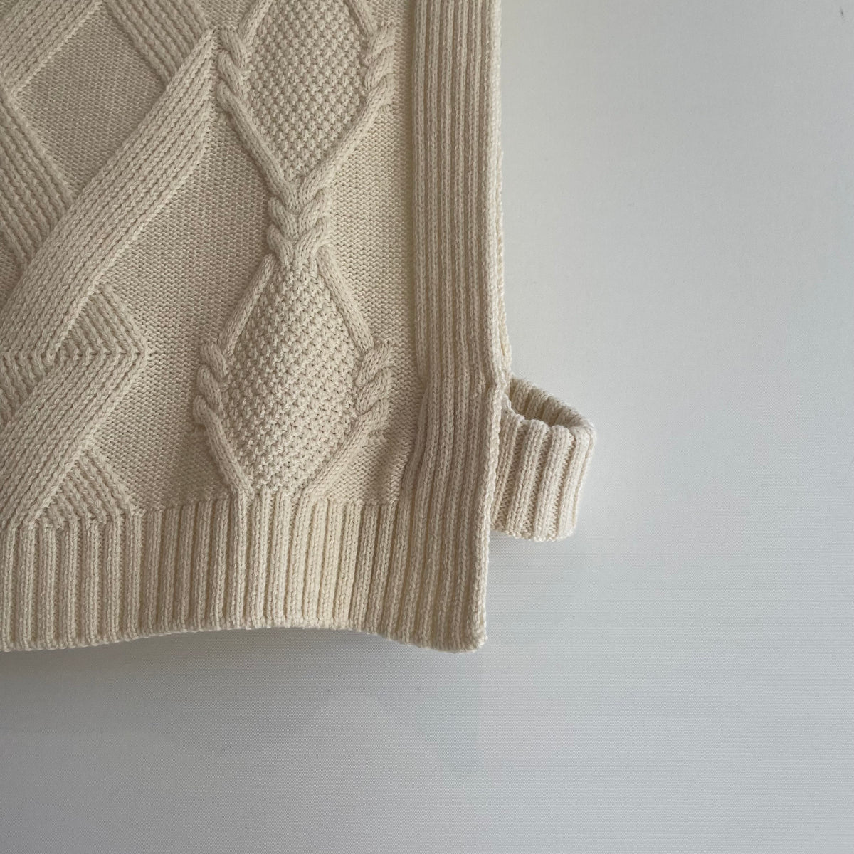 Patrizia Pepe cable knit tabard Cream Size 0