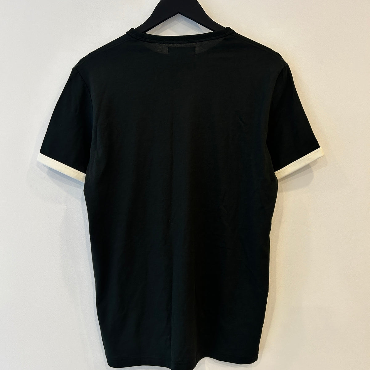 Fred Perry t-shirt Dark Khaki/Lemon Size Medium