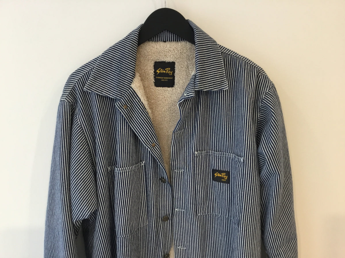 Stan Ray stripe jacket Blue/White Size Medium