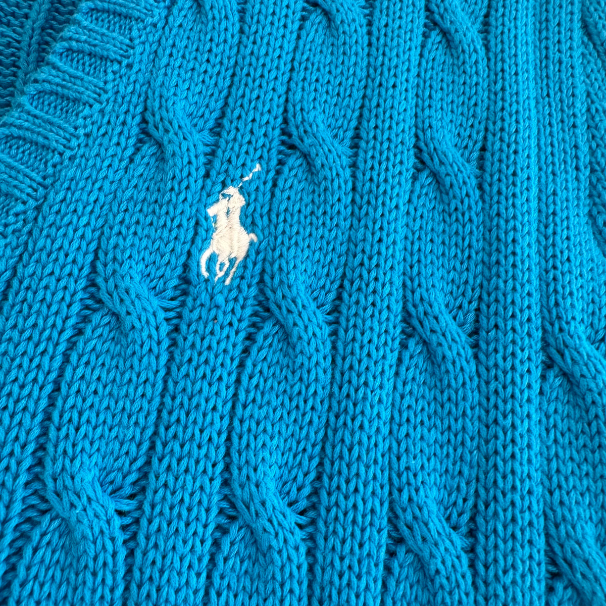 Ralph Lauren Sport cable knit Turquoise Size Large