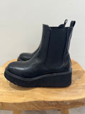 Rocket Dog chunky wedge sole boot Black Size 5