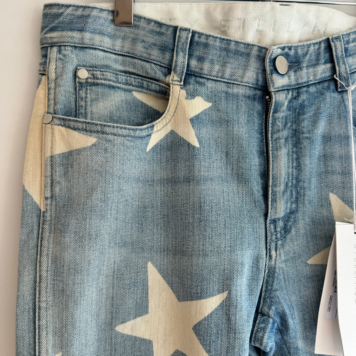 Stella McCartney light wash star jean W27