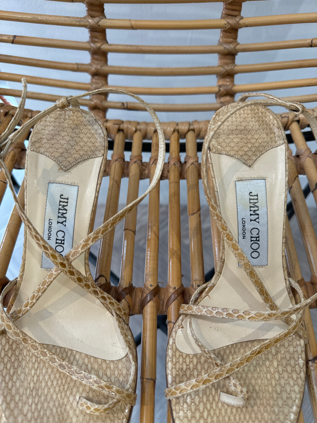 Jimmy Choo Sandal Beige Size 3.5