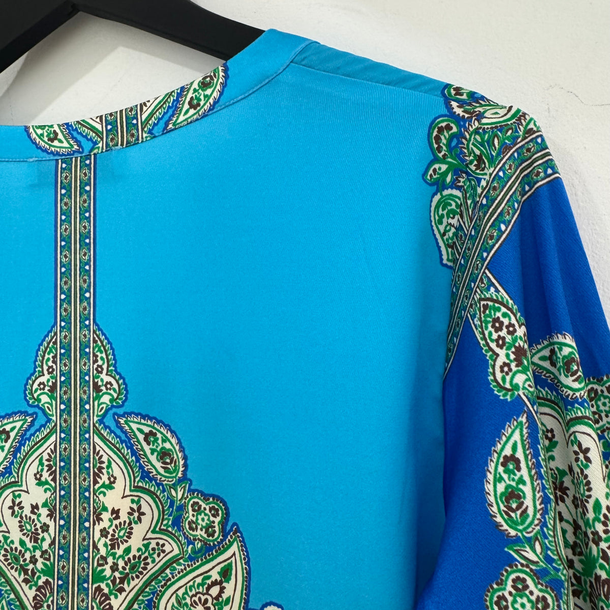 Charlotte Sparre Tunic paisley Bright blues/Green XS