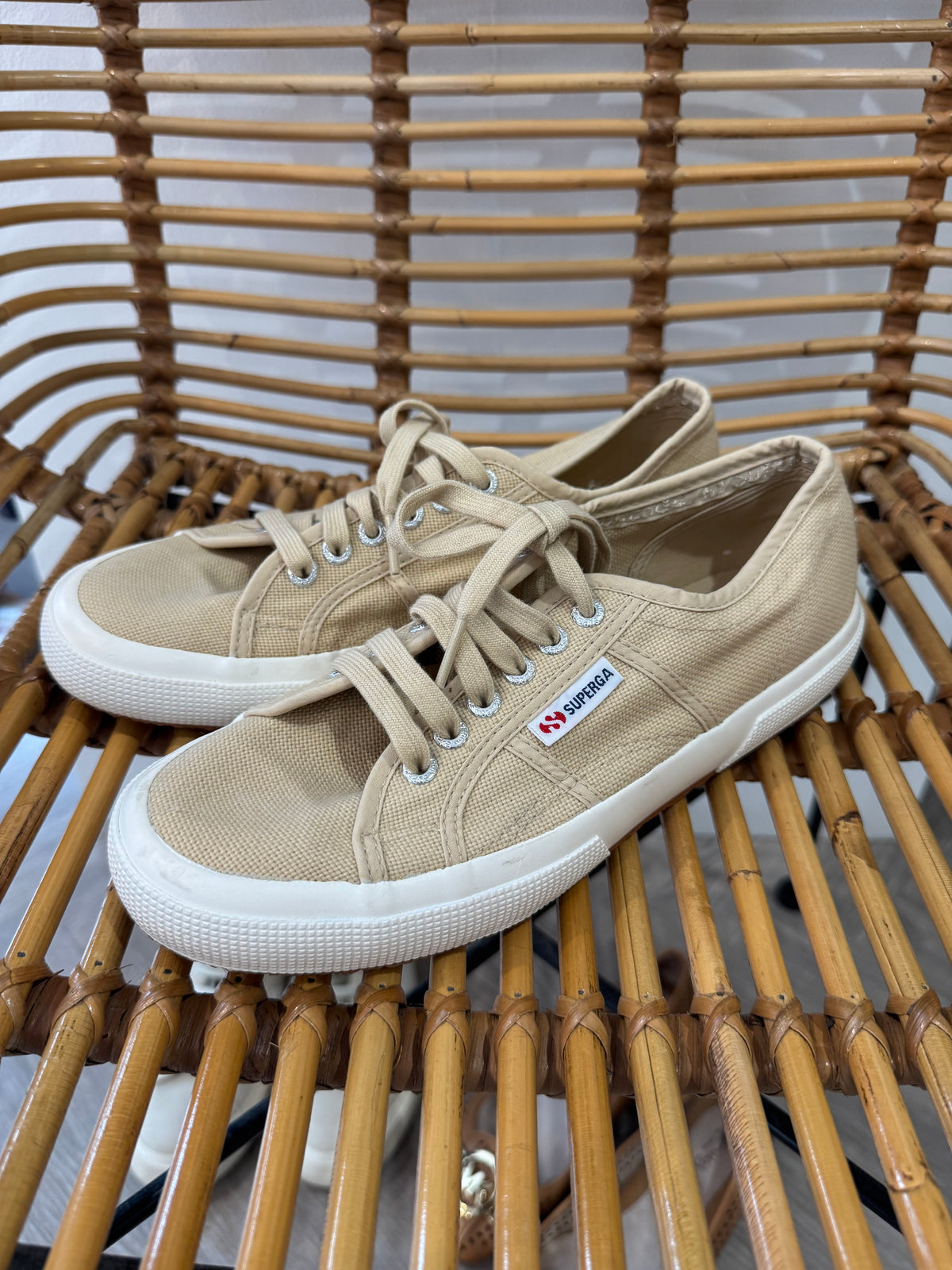 Superga canvas trainer Sand Size 6.5